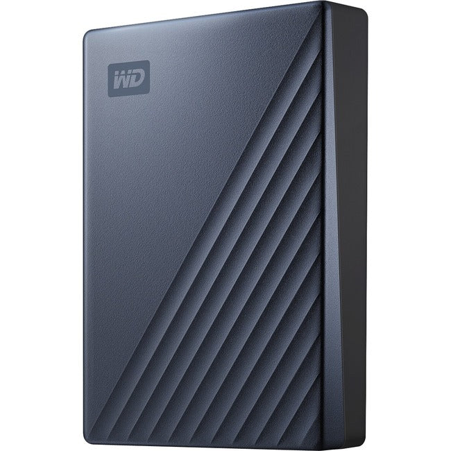 WD My Passport Ultra WDBFTM0040BBL 4 TB Portable Hard Drive - External - Blue - American Tech Depot