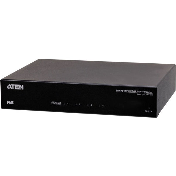 Aten 4-Output PoH-PoE Power Injector