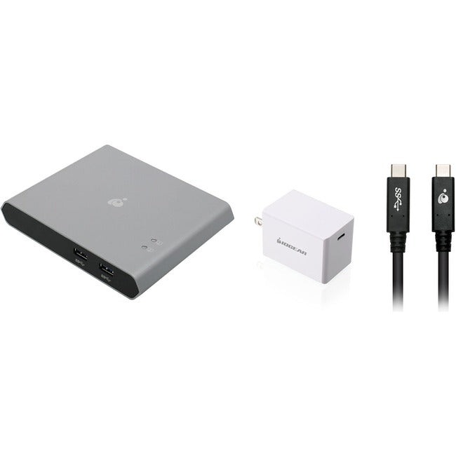 IOGEAR Access Pro 2-Port USB-C KVM Switch with Power Adapter KIT (TAA) - American Tech Depot