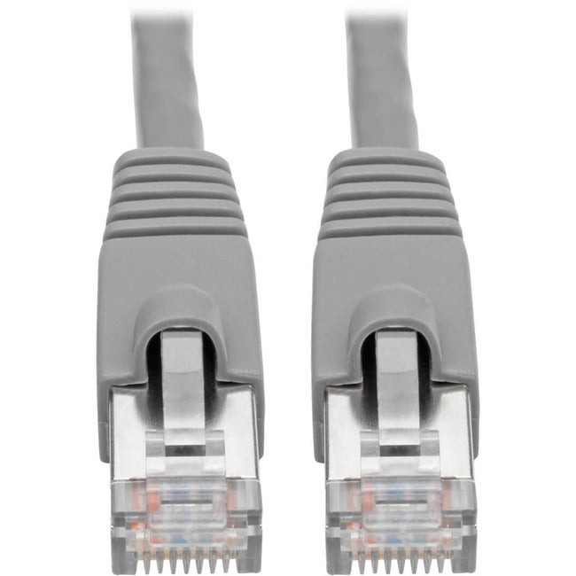 Tripp Lite Cat6a Ethernet Cable 10G STP Snagless Shielded PoE M-M Gray 8ft - American Tech Depot