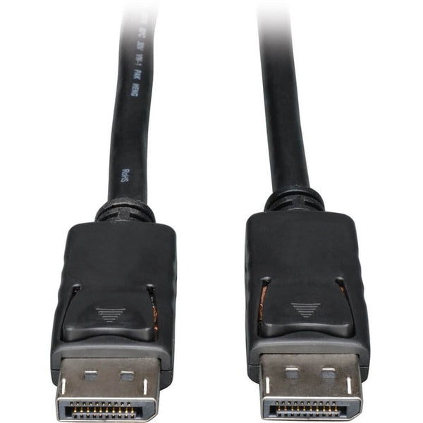 Tripp Lite DisplayPort 1.4 Cable w Latching Connectors 8K HDR M-M Black 10ft - American Tech Depot