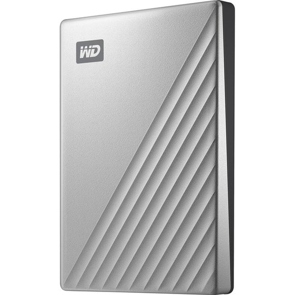 WD My Passport Ultra WDBKYJ0020BSL 2 TB Portable Hard Drive - External - Silver - American Tech Depot