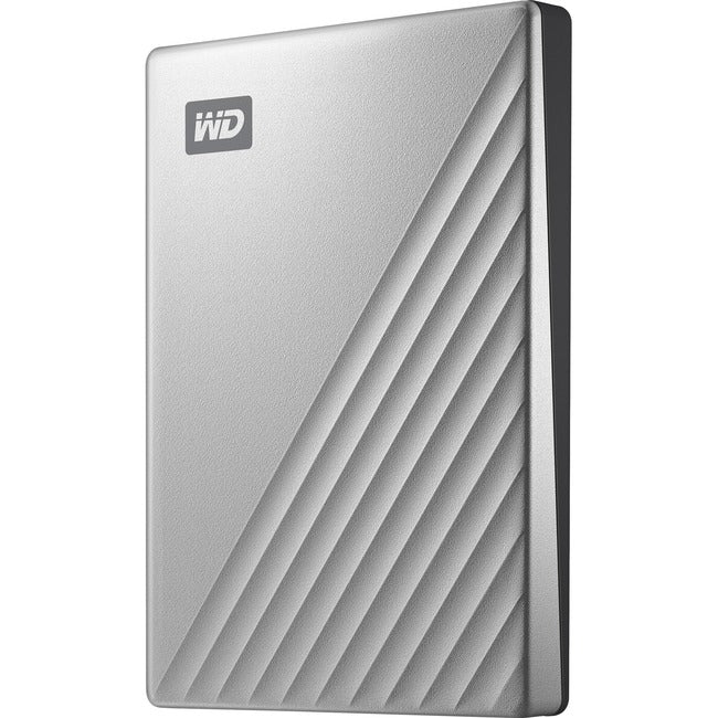 WD My Passport Ultra WDBKYJ0020BSL 2 TB Portable Hard Drive - External - Silver - American Tech Depot