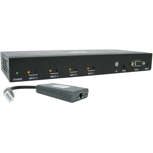Tripp Lite HDMI Over Cat6 Presentation Switch-Extender 4-Port 4K 60Hz 50ft - American Tech Depot