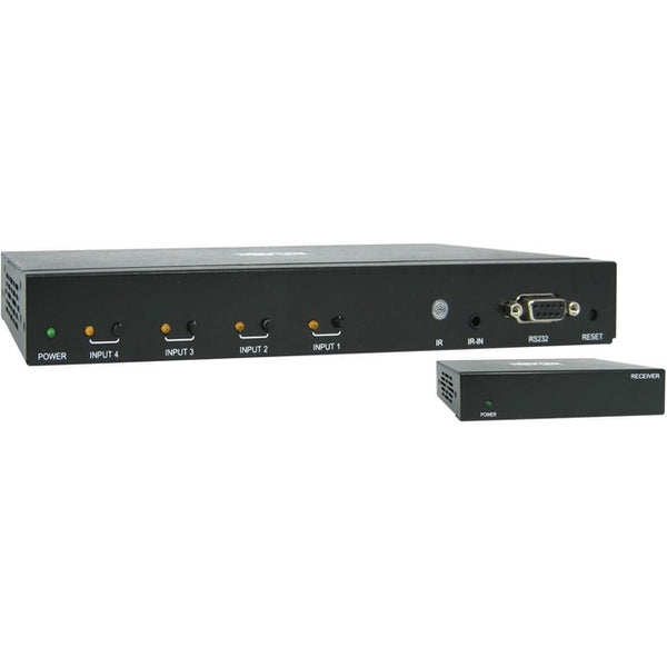 Tripp Lite HDMI Over Cat6 Presentation Switch-Extender 4-Port 4K 60Hz 125ft - American Tech Depot