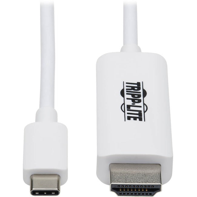 Tripp Lite USB C to HDMI Adapter Cable 4K, 4:4:4 Thunderbolt 3 White 3ft - American Tech Depot