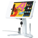 CTA Digital Desk Mount for iPad, iPad Air, iPad Pro, Card Reader - White