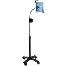 CTA Digital Compact Floor Stand w- Gooseneck for 7-13" Tablets