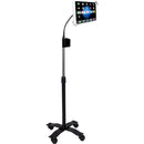 CTA Digital Compact Security Gooseneck Floor Stand 7-13" Inch Tablets
