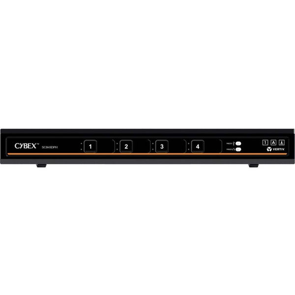 Vertiv Cybex SC800 Secure KVM | Single Head | 4 Port Universal and DPP | USB-C | NIAP version 4.0 Certified (SC845DPHC-400)