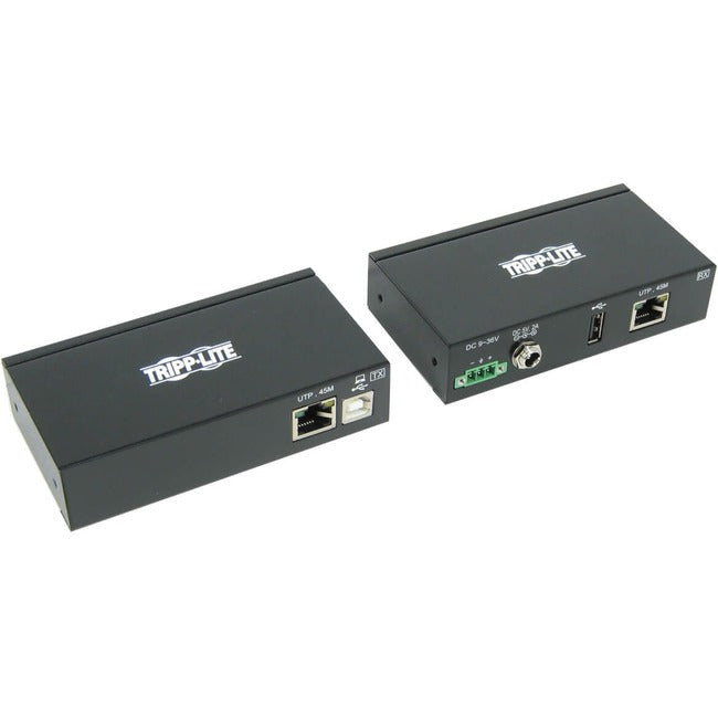 Tripp Lite USB over Cat5-Cat6 Extender Kit 1-Port Industrial USB 2.0 w ESD - American Tech Depot