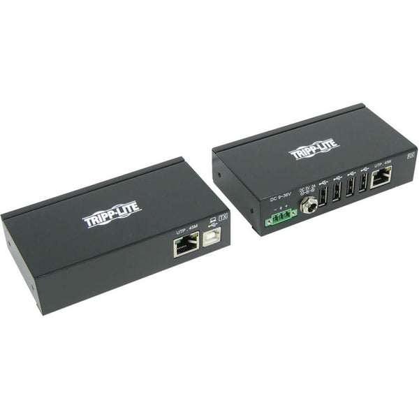 Tripp Lite USB over Cat5-Cat6 Extender Kit 4-Port Industrial USB 2.0 w ESD - American Tech Depot