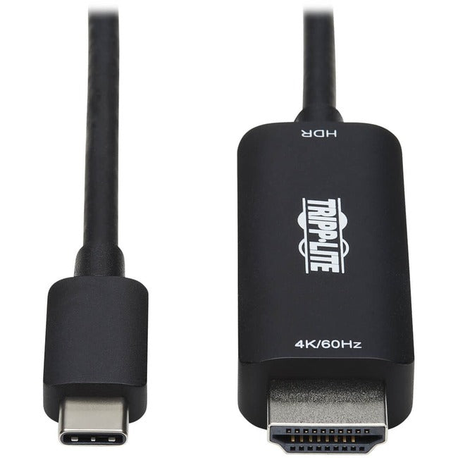 Tripp Lite U444-003-HDR2BE USB-C to HDMI Adapter Cable, M-M, Black, 3 ft. - American Tech Depot