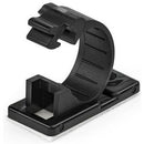 StarTech.com 100 Self Adhesive Cable Management Clips - Ethernet-Network Cable-Office Desk Cord Organizer - Sticky Wire Holder-Clamp Black