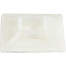 StarTech.com 100 Pack Cable Tie Mounts with Adhesive Tape for 0.21in (5.5mm) Wide Ties - Nylon-Plastic Zip Tie Mounts - 94V-2 Fire & UL