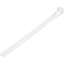 StarTech.com 6"(15cm) Reusable Cable Ties, 1-3-8"(35mm) Dia. 50lb(22Kg) Tensile Strength, Nylon, In-Outdoor, UL Listed, 100 Pack, White