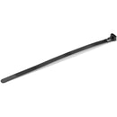 StarTech.com 8"(20cm) Reusable Cable Ties, 1-7-8"(50mm) Dia. 50lb(22Kg) Tensile Strength, Nylon, In-Outdoor, UL Listed, 100 Pack, Black