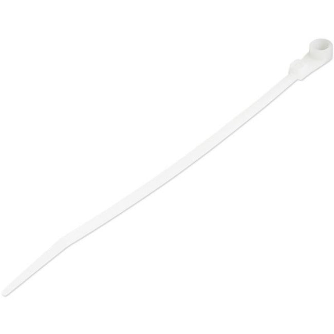 StarTech.com 6"(15cm) Cable Ties with Mounting Hole, 1-1-2"(40mm) Dia, 40lb(18kg) Tensile Strength, Nylon Zip Ties, UL Listed, 100 Pack