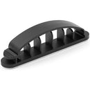 StarTech.com 100 Cable Management Clips - Self Adhesive 6 Slot - Resusable Nylon Desktop USB-Computer Cord Organizer-Clamp-Comb-Holder UL