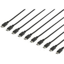 StarTech.com 15 ft - 4.6 m DisplayPort Cable with Latches Multipack - 10 Pack DisplayPort 1.2 Cable - 4K Male DP Cord (DISPLPORT15L10PK) - American Tech Depot
