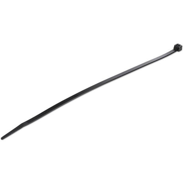 StarTech.com 10"(25cm) Cable Ties, 2-5-8"(68mm) Dia, 50lb(22kg) Tensile Strength, Nylon Self Locking Ties, UL Listed, 1000 Pack, Black