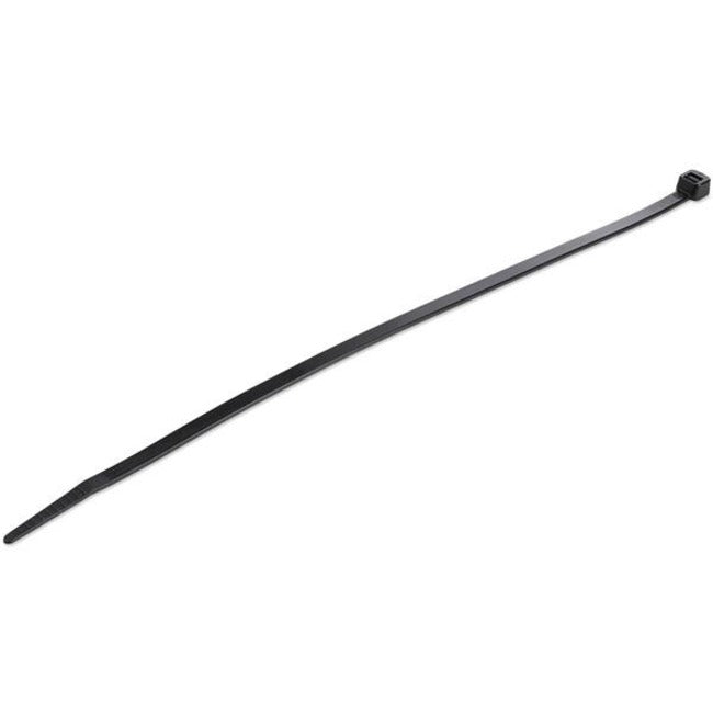 StarTech.com 10"(25cm) Cable Ties, 2-5-8"(68mm) Dia, 50lb(22kg) Tensile Strength, Nylon Self Locking Ties, UL Listed, 1000 Pack, Black
