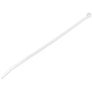 StarTech.com 10"(25cm) Cable Ties, 2-5-8"(68mm) Dia, 50lb(22kg) Tensile Strength, Nylon Self Locking Ties, UL Listed, 100 Pack, White