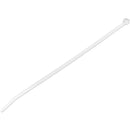 StarTech.com 10"(25cm) Cable Ties, 2-5-8"(68mm) Dia, 50lb(22kg) Tensile Strength, Nylon Self Locking Ties, UL Listed, 1000 Pack, White