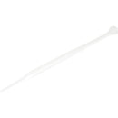 StarTech.com 4"(10cm) Cable Ties, 7-8"(22mm) Dia, 18lb(8kg) Tensile Strength, Nylon Self Locking Zip Ties, UL Listed, 100 Pack, White