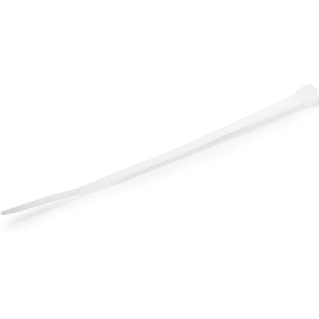 StarTech.com 4"(10cm) Cable Ties, 7-8"(22mm) Dia, 18lb(8kg) Tensile Strength, Nylon Self Locking Zip Ties, UL Listed, 1000 Pack, White