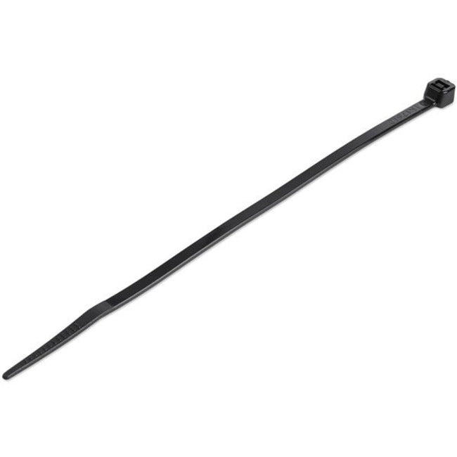 StarTech.com 6"(15cm) Cable Ties, 1-3-8"(39mm) Dia, 40lb(18kg) Tensile Strength, Nylon Self Locking Zip Ties, UL Listed, 100 Pack, Black
