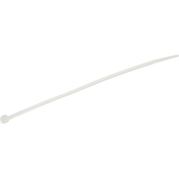 StarTech.com 6"(15cm) Cable Ties, 1-3-8"(39mm) Dia, 40lb(18kg) Tensile Strength, Nylon Self Locking Zip Ties, UL Listed, 1000Pack, White