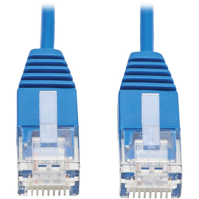 Tripp Lite Cat6 Gigabit Ethernet Cable Molded Ultra-Slim RJ45 M-M Blue 3ft - American Tech Depot