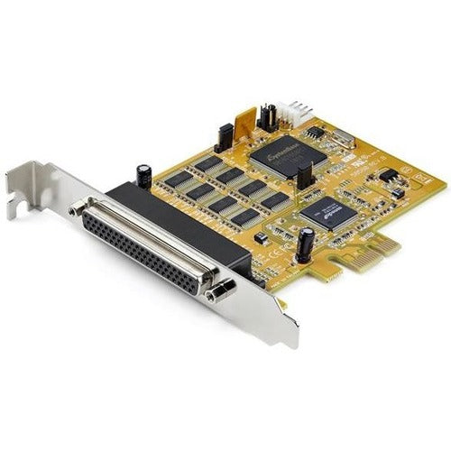 StarTech.com 8-Port PCI Express RS232 Serial Adapter Card - PCIe to Serial DB9 RS232 Controller Card - 16C1050 UART - 15kV ESD - Win-Linux - American Tech Depot