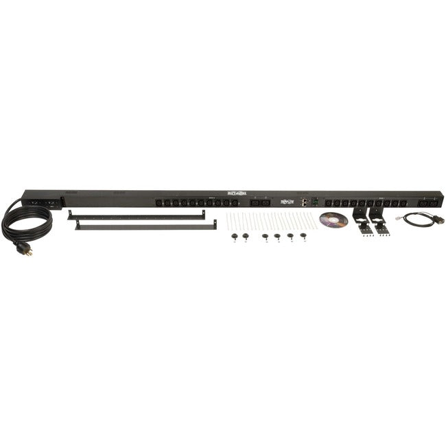 Tripp Lite PDU Monitored 24 Outlets 208-240V 5.8kW LX Platform L6-30P 0URM