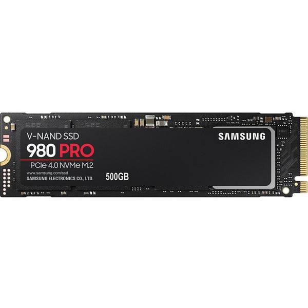 Samsung 980 PRO MZ-V8P500B-AM 500 GB Solid State Drive - M.2 2280 Internal - PCI Express NVMe (PCI Express NVMe 4.0 x4)