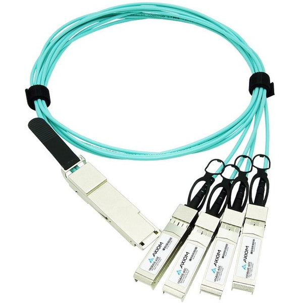 Axiom QSFP28 to 4 SFP28 Active Optical Cable 5m - American Tech Depot