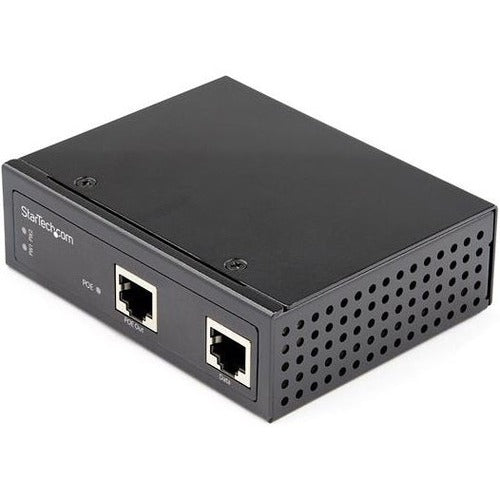 StarTech.com Industrial Gigabit PoE Injector - High Speed 90W 802.3bt PoE++ 48V-56VDC Ultra Power Over Ethernet-UPoE Injector -40C to +75C