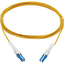 Tripp Lite N381C-03M 400Gb Duplex Singlemode 8.3-125 OS2 Fiber Optic Cable, Yellow, 3 m - American Tech Depot