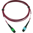 Tripp Lite N846D-03M-16CMG 400G Multimode 50-125 OM4 Fiber Optic Cable, Magenta, 3 m - American Tech Depot