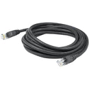 AddOn 100ft RJ-45 (Male) to RJ-45 (Male) Black Cat6 UTP PVC Copper Patch Cable