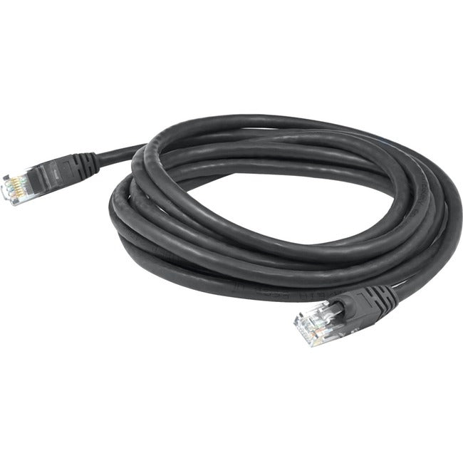 AddOn 5ft RJ-45 (Male) to RJ-45 (Male) Straight Black Cat.6 UTP PVC Copper Patch Cable - American Tech Depot