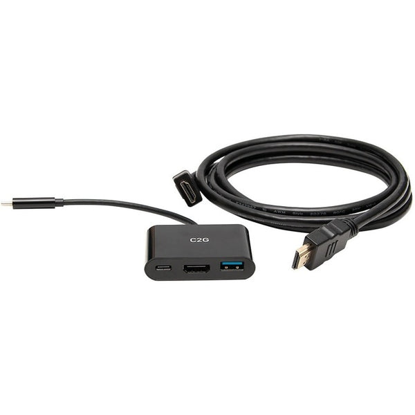 C2G USB C Mini Docking Station Kit for Chromebook - 6ft HDMI Cable Included