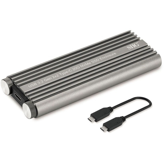 USB 3.2 Gen 2x2 Type-C M.2 PCIe NVMe SSD Enclosure - American Tech Depot