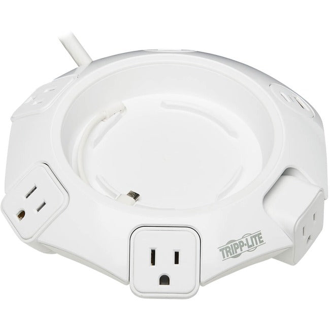 Tripp Lite Conference Surge Protector 4 Outlets, USB C Port, 3 USB-A Ports, Micro-USB Port