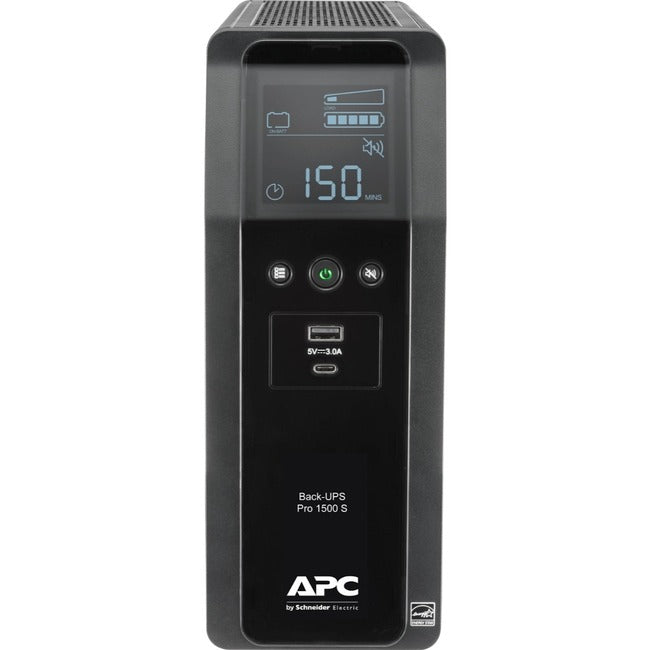 APC by Schneider Electric Back UPS PRO 1500VA Line Interactive Tower UPS