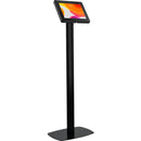 Premium Thin Profile Floor stand with Security Enclosure for 10.2-inch iPad (7th & 8th Gen) & More (Black)