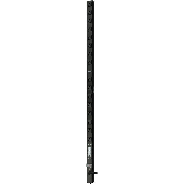 Tripp Lite PDU Basic 120V 1.44kW 16 NEMA 5-15R 5-15P 15ft Cord 48in 0URM