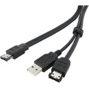StarTech.com 3 ft eSATA and USB A to Power eSATA Cable - M-M
