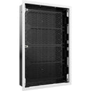 Chief Proximity Lever Lock PAC527LFW Mounting Box for In-Wall Storage Box, A-V Equipment - Black